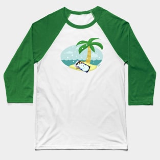 Snowman Vacation Baseball T-Shirt